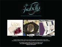 Tablet Screenshot of isabellainvitations.com
